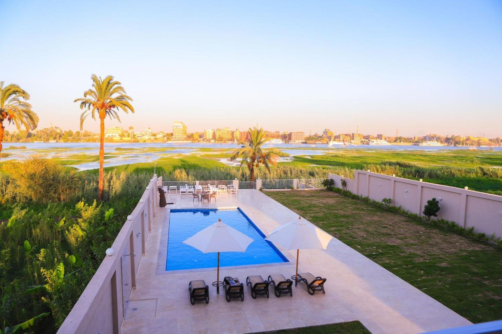 Royal Nile Villa - Pool View Apartment 1 Luksor Dış mekan fotoğraf
